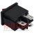 картинка Переключатель с подсветкой MIRS-201A ON-OFF, 4pin, 6A, 220V, красный от интернет магазина Radiovip