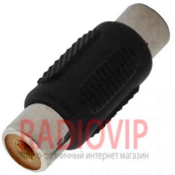 картинка Переходник гн.RCA- гн.RCA, корпус пластик от интернет магазина Radiovip