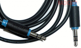картинка Шнур шт.3.5mm ст -шт.3.5mm ст. 1,0 м. от интернет магазина Radiovip