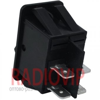 картинка Переключатель с подсветкой ASW-17D ON-OFF, 4pin, 12V, 35А, красный от интернет магазина Radiovip