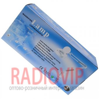 картинка Лампа лупа Magnifier Cosmet Lamp, 3 диоптрии, 130мм диаметр от интернет магазина Radiovip