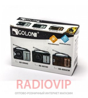 картинка Радиоприемник всеволновой GOLON RX-607AC от интернет магазина Radiovip