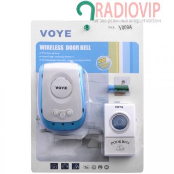 картинка Беспроводной дверной звонок VOYE V009A AC от интернет магазина Radiovip