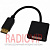 картинка Переходник шт.Display Port- гн.DVI с кабелем 0,2м. от интернет магазина Radiovip