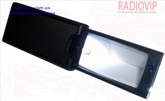 картинка Карманная лупа 2.5Х, диаметр 60х32мм, 45Х, диаметр 9мм NO.9581 от интернет магазина Radiovip