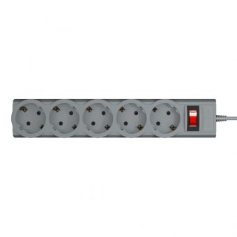 картинка Сетевой фильтр LogicPower LP-X5 PREMIUM, 2 m Grey (2200Вт) от интернет магазина Radiovip