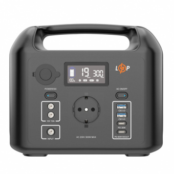 картинка Многофункциональная портативная зарядная станция LP CHARGER 300 (300W, 320Wh) от интернет магазина Radiovip