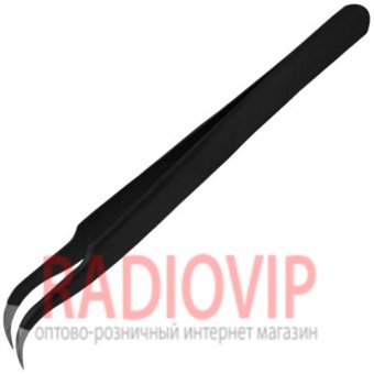картинка Пинцет ESD, ZD-156F, 120 мм, изогнутый от интернет магазина Radiovip