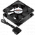 картинка Вентилятор корпусной LogicPower F8B, 4pin (Molex питание), цвет-черный от интернет магазина Radiovip