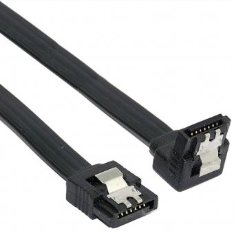 картинка SATA 3.0 data CC-Ls 7pin-7pin 50 см штекер 90 градусов от интернет магазина Radiovip