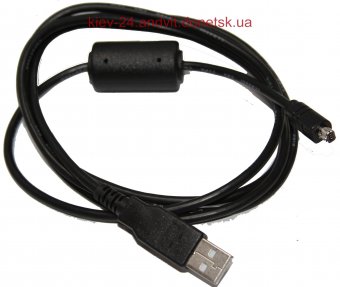 картинка Шнур шт.USB А -шт.mini USB 8pin(плоский), с фильт., диам.-3,5мм, 1.5м. от интернет магазина Radiovip