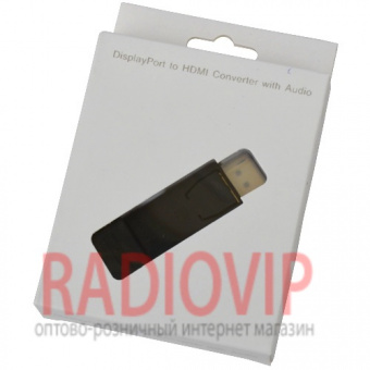 картинка Переходник шт.Display Port- гн.HDMI, блистер от интернет магазина Radiovip