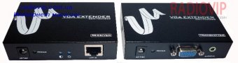 картинка Устройство передачи VGA и звук по кабелю витая пара 200 м VGA-EX 200m от интернет магазина Radiovip