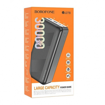картинка Power Bank 30000 mAh — Borofone BJ27B — Black от интернет магазина Radiovip