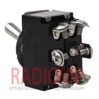 картинка Тумблер KN3(B)-203A (ON-OFF-ON), 6pin, 10A 250VAC от интернет магазина Radiovip
