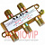 картинка Splitter 4-way Alda, корпус металлический от интернет магазина Radiovip