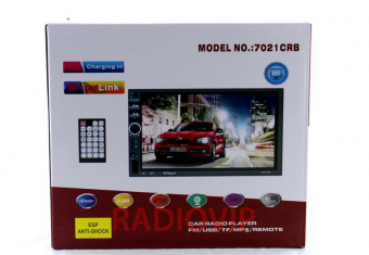 Автомагнитола 2Din MP3 7021 USB/ SD / Bluetooth с пультом на руль
