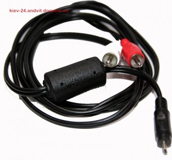 картинка Шнур 2шт.RCA -шт.mini USB 8pin(плоский), с фильт., 1.5м. от интернет магазина Radiovip