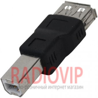 картинка Переходник USB гн.А- шт.В от интернет магазина Radiovip