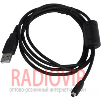 картинка Шнур шт.USB А -шт.mini USB 8pin(круглый), с фильт., диам.-3,5мм, 1.5м. от интернет магазина Radiovip