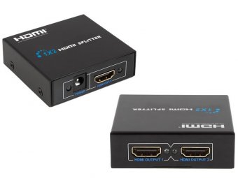 картинка Сплитер HDMI (1гн. HDMI- 2гн. HDMI) Full Version 1.4 HD-SP102N от интернет магазина Radiovip