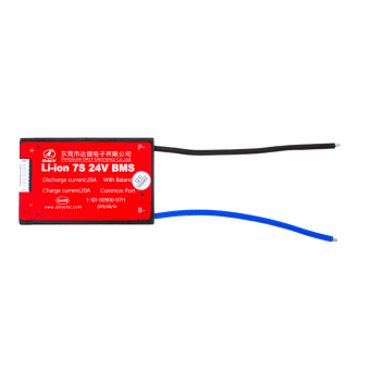 картинка BMS плата Li-ion 24V 7S 20A симметрия от интернет магазина Radiovip