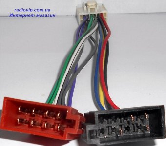картинка Разъем автомагнитолы ISO-Panasonic 16pin от интернет магазина Radiovip