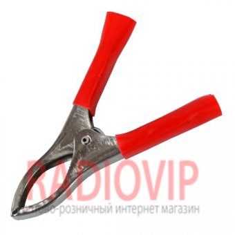 картинка Зажим аккумуляторный 5А красный от интернет магазина Radiovip