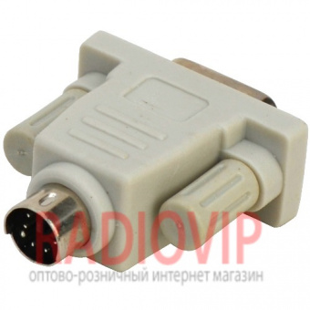 картинка Переходник  гн.DB 9pin-шт.mini din 6pin от интернет магазина Radiovip