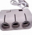картинка Разветвитель автоприкуривателя - 3гн+ 2 USB 1506A / 1505A от интернет магазина Radiovip