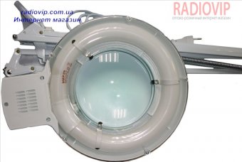 картинка Лупа-лампа с подсветкой на струбцине, диоптрий 5Х, диам-130мм 22W 8606C-D от интернет магазина Radiovip