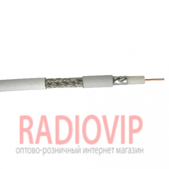картинка Кабель RG-6 опл.64%.(F660BV) на дер.катуш.305м бел от интернет магазина Radiovip