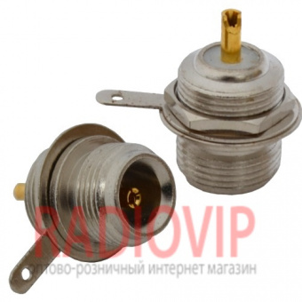 картинка Гнездо N монтажное с гайкой,корпус металл от интернет магазина Radiovip