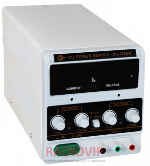 картинка Лабораторный блок питания LIANGXUN PS-305DM, 30В, 5А от интернет магазина Radiovip