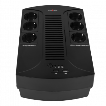 картинка ИБП LogicPower LP 850VA-6PS(595Вт) от интернет магазина Radiovip