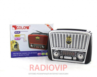 картинка Ретро радиоприёмник RX-455 USB/аккумулятор от интернет магазина Radiovip