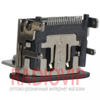 картинка Гнездо HDMI монтажное, PCB тип от интернет магазина Radiovip