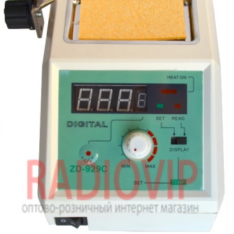 картинка Паяльная станция цифровая ZD-929C 48W(160~480 C) от интернет магазина Radiovip