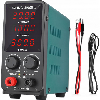 картинка Лабораторный блок питания YIHUA 3010D-III, 30В, 10А от интернет магазина Radiovip