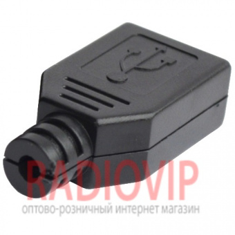картинка Гнездо USB тип A, под шнур от интернет магазина Radiovip