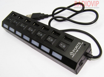 картинка USB Хаб H-02 от интернет магазина Radiovip