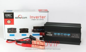 картинка Инвертор 12-220 UKC SSK-1000 1000W от интернет магазина Radiovip