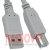 картинка Шнур USB (шт.A- шт.В), version 2,0, диам.-3.5мм, 5м., серый от интернет магазина Radiovip