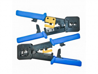 картинка Инструмент EZ-RJ45 с храповиком для обжимки RJ-45 (8P8C) и RJ-12/11 (6P6C) от интернет магазина Radiovip
