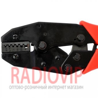 картинка Клещи R'Deer RT-301E для опрессовки неизолир.клемм 0,5-4мм2 от интернет магазина Radiovip