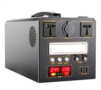 картинка Многофункциональная портативная зарядная станция SAST XM52A 1500W (1700Wh) от интернет магазина Radiovip