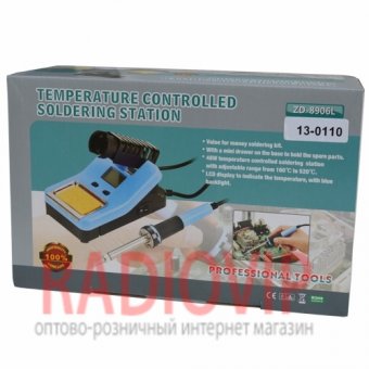 картинка Паяльная станция цифровая ZD-8906L, 48W, 160-520*C от интернет магазина Radiovip