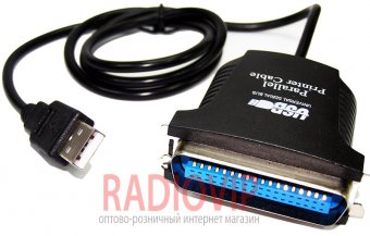 картинка Кабель-переходник USB>LPT Bitronix 1,5m от интернет магазина Radiovip
