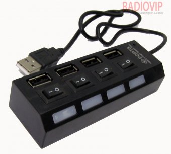 картинка USB Хаб H-01 от интернет магазина Radiovip