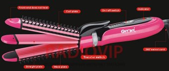 картинка Плойка для волос GEMEI GM-2922 от интернет магазина Radiovip